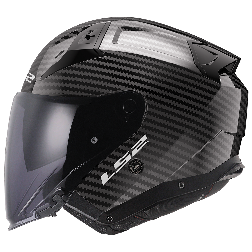[366035099XS] LS2 OF603 INFINITY II CARBON-06 Brillo (XS)