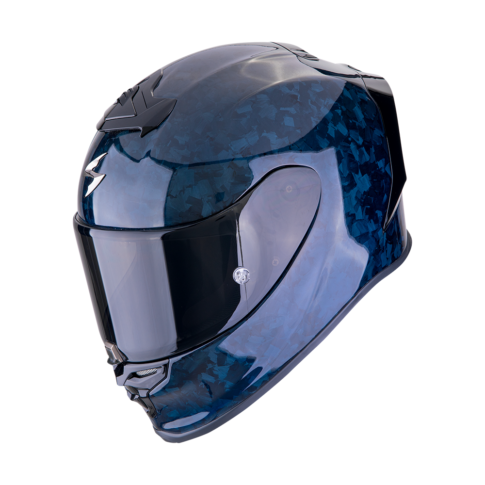 [110-429-02-02] Casco Scorpion Exo-R1 Evo Carbon Air Onyx Azul (XS)
