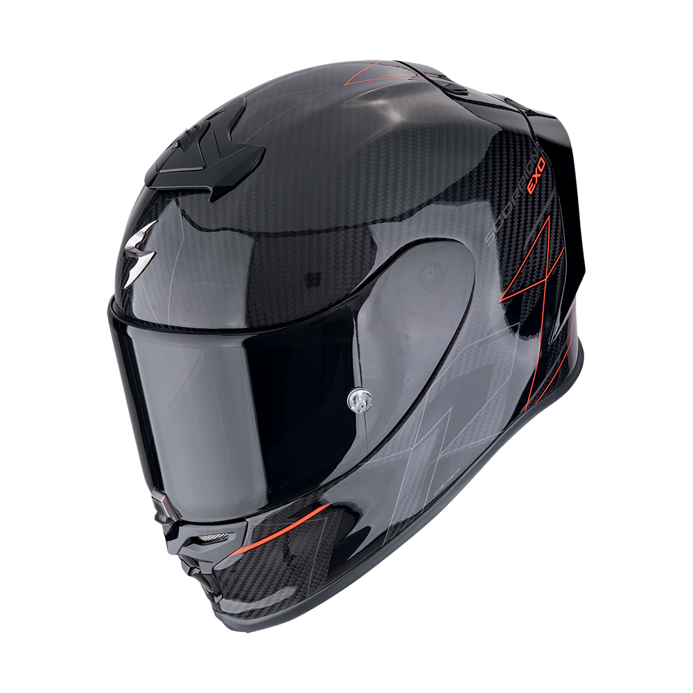 [110-491-24-02] Scorpion Exo-R1 Evo Carbon Air Cynergy Black-Red (XS)