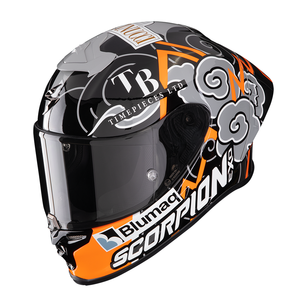 [110-509-351-02] Casco Scorpion Exo-R1 Evo Air Fim Racing #1 Replica Aron 2024 (XS)