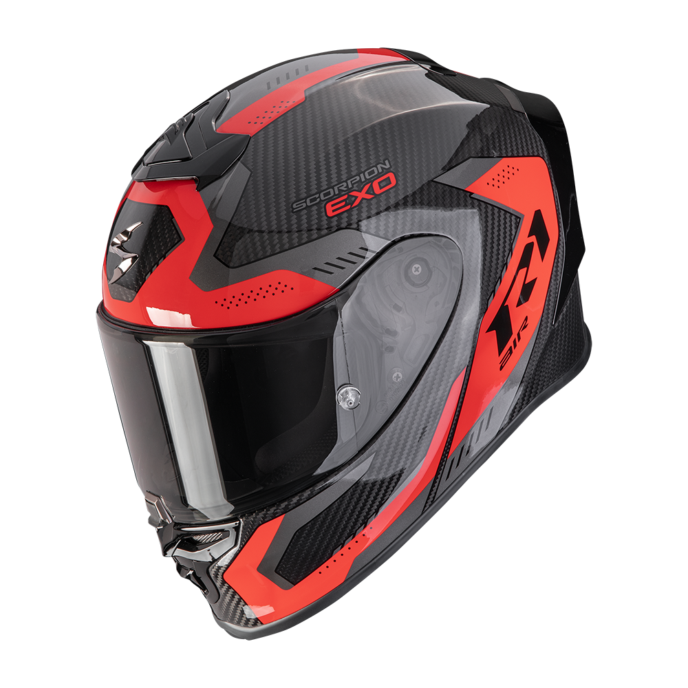 [110-535-24-02] Casco Scorpion Exo-R1 Evo Carbon Air Propel Negro-Rojo (XS)