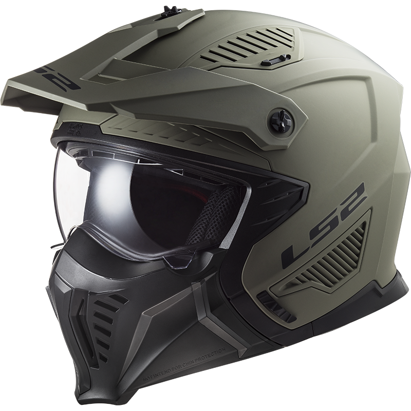 [366061017XS] LS2 OF606 DRIFTER SOLID SAND OLIVE-06 Mate (XS)