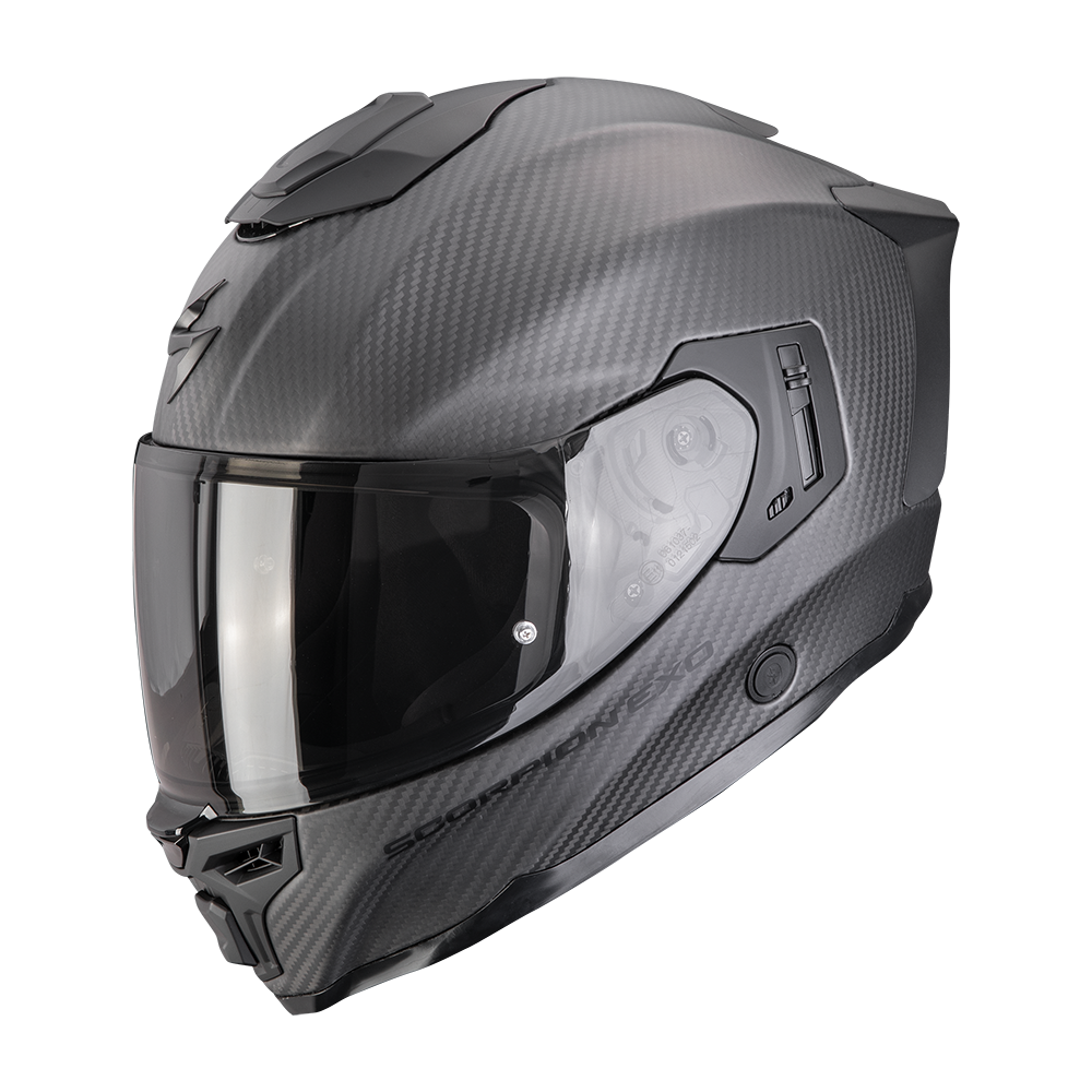 [115-261-10-02] Casco Scorpion Exo-1500 Carbon Air Liso Mate Negro (XS)