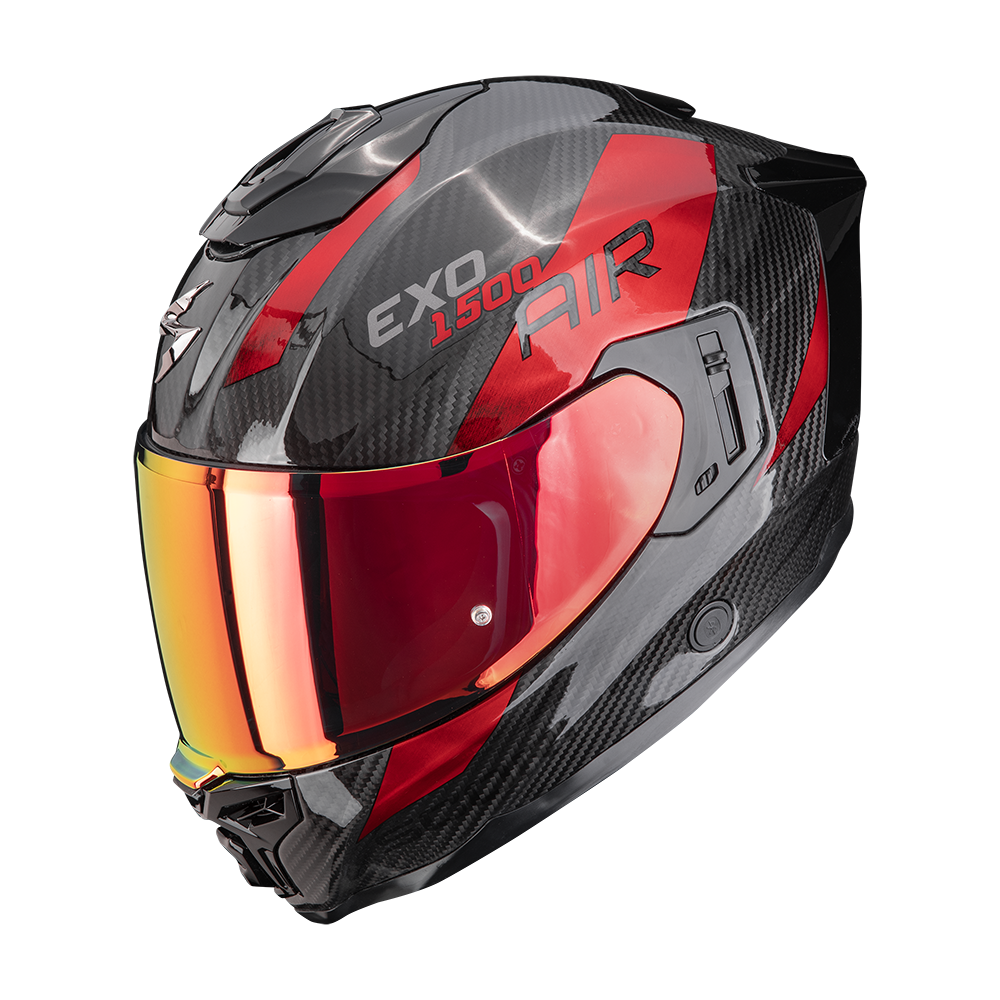 [115-483-24-02] Casco Scorpion Exo-1500 Carbon Air Platted Negro-Rojo (XS)