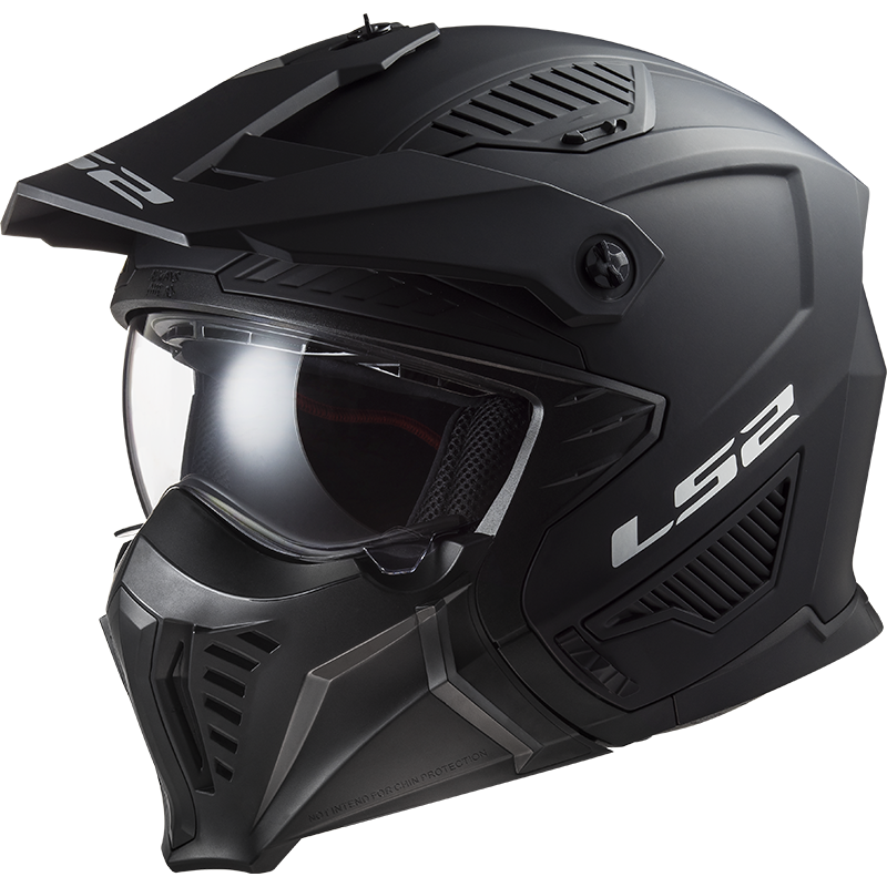 LS2 OF606 DRIFTER SOLID BLACK-06 Mate