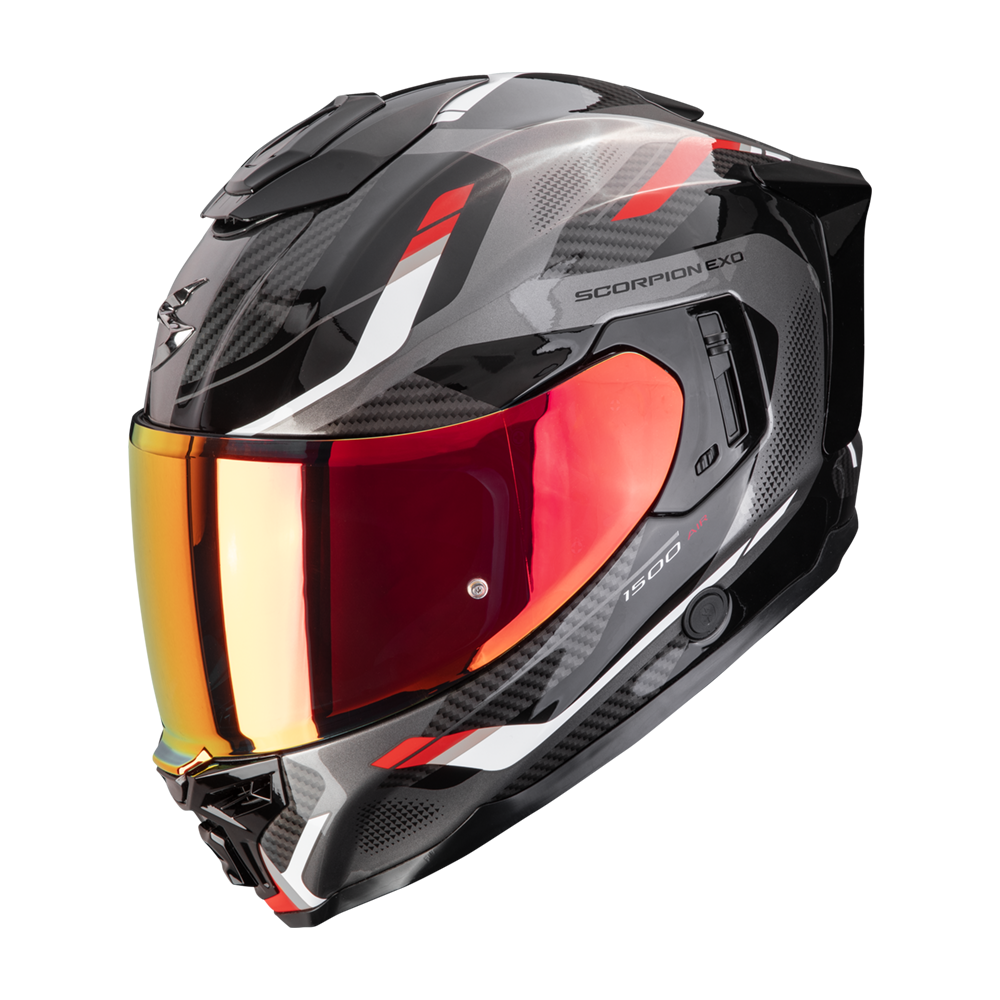 [115-546-24-02] Casco Scorpion Exo-1500 Air Sleek Negro-Rojo (XS)