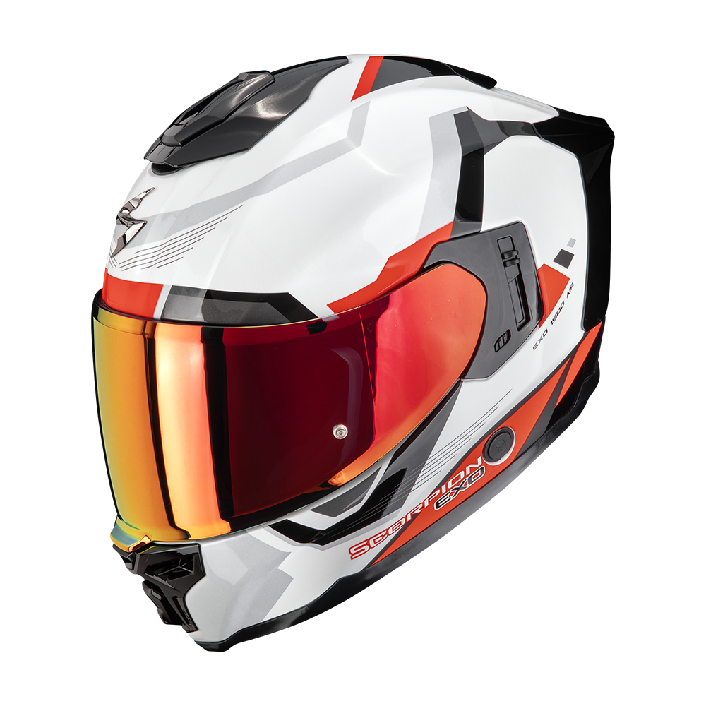 Casco Scorpion Exo-1500 Air Arena Blanco-Rojo
