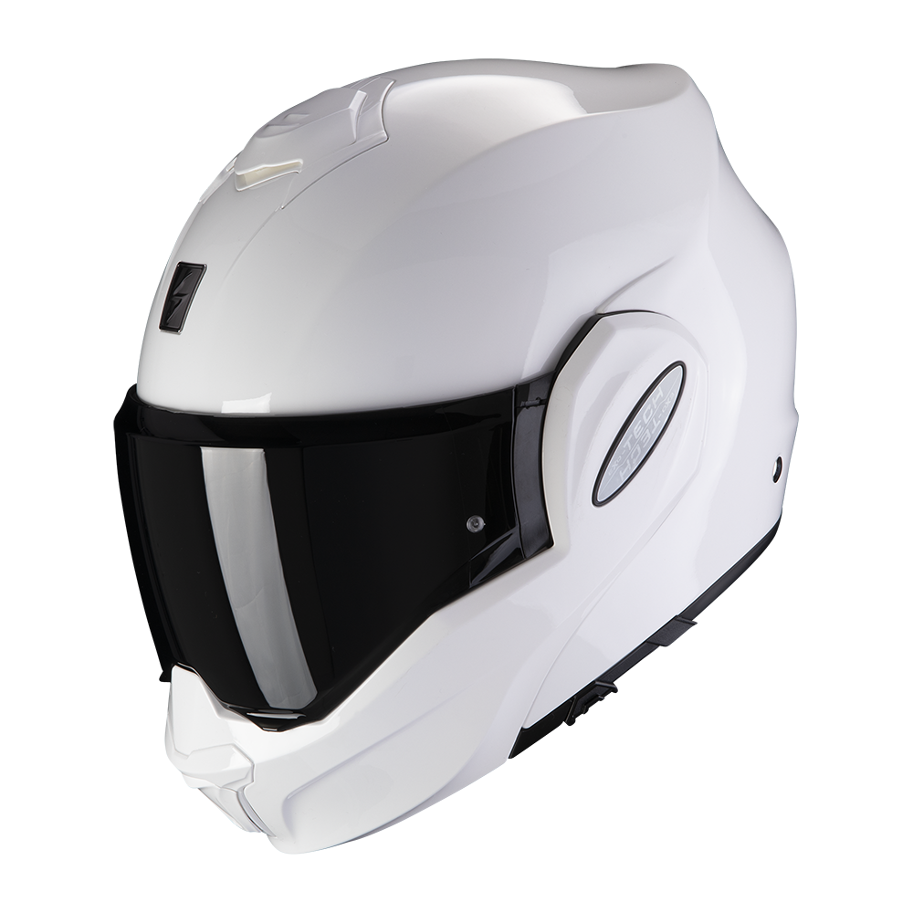 [118-100-05-02] Casco Scorpion Exo-Tech Evo Solid Blanco (XS)