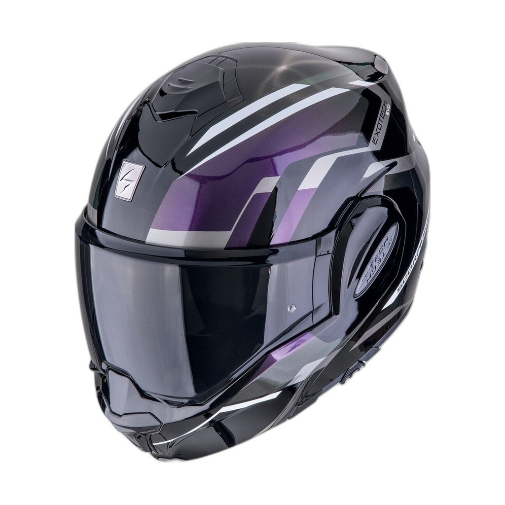 Casco Scorpion Exo-Tech Evo Dream Negro-Camaleón
