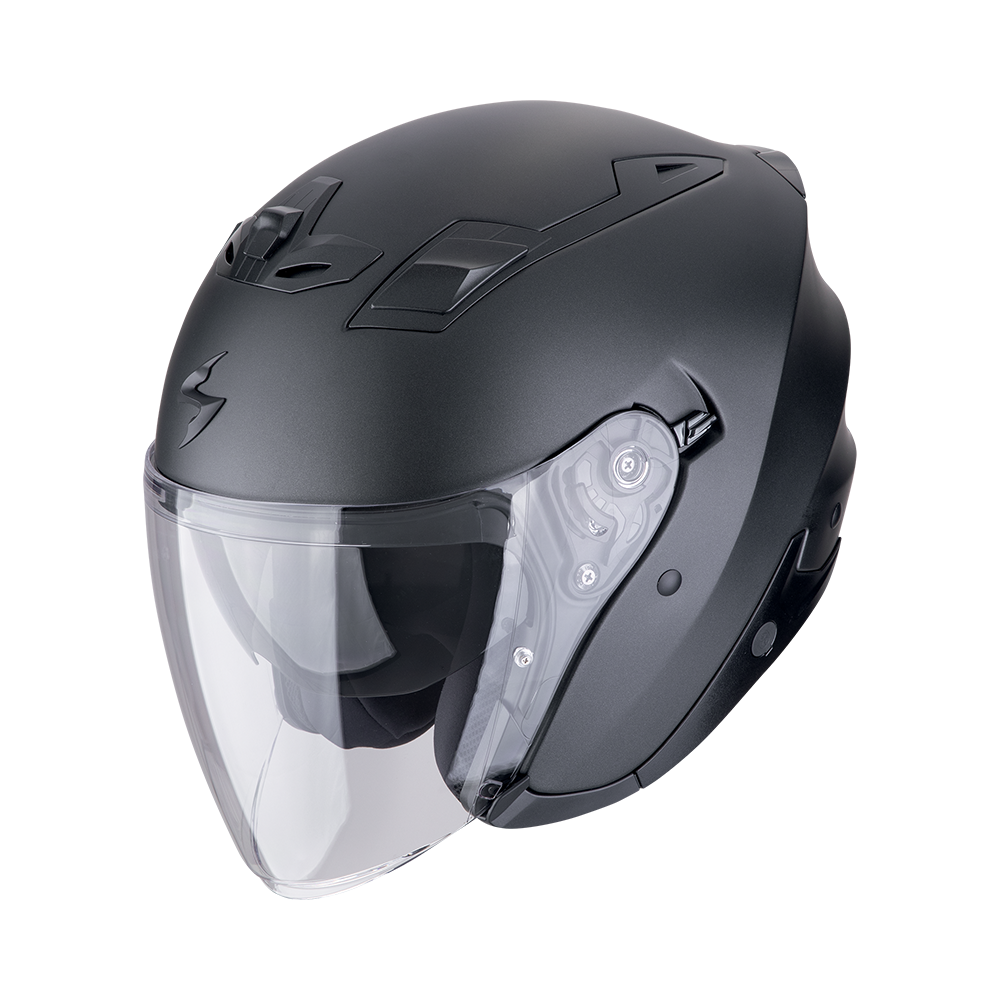 [123-100-285-02] Scorpion Exo-Z1 Solid Matt Pearl Black (XS)