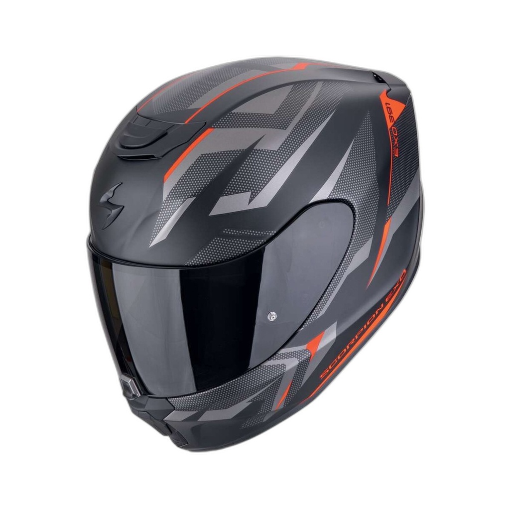 [139-474-24-02] Casco Scorpion Exo-391 Aaxo Negro-Rojo Mate (XS)