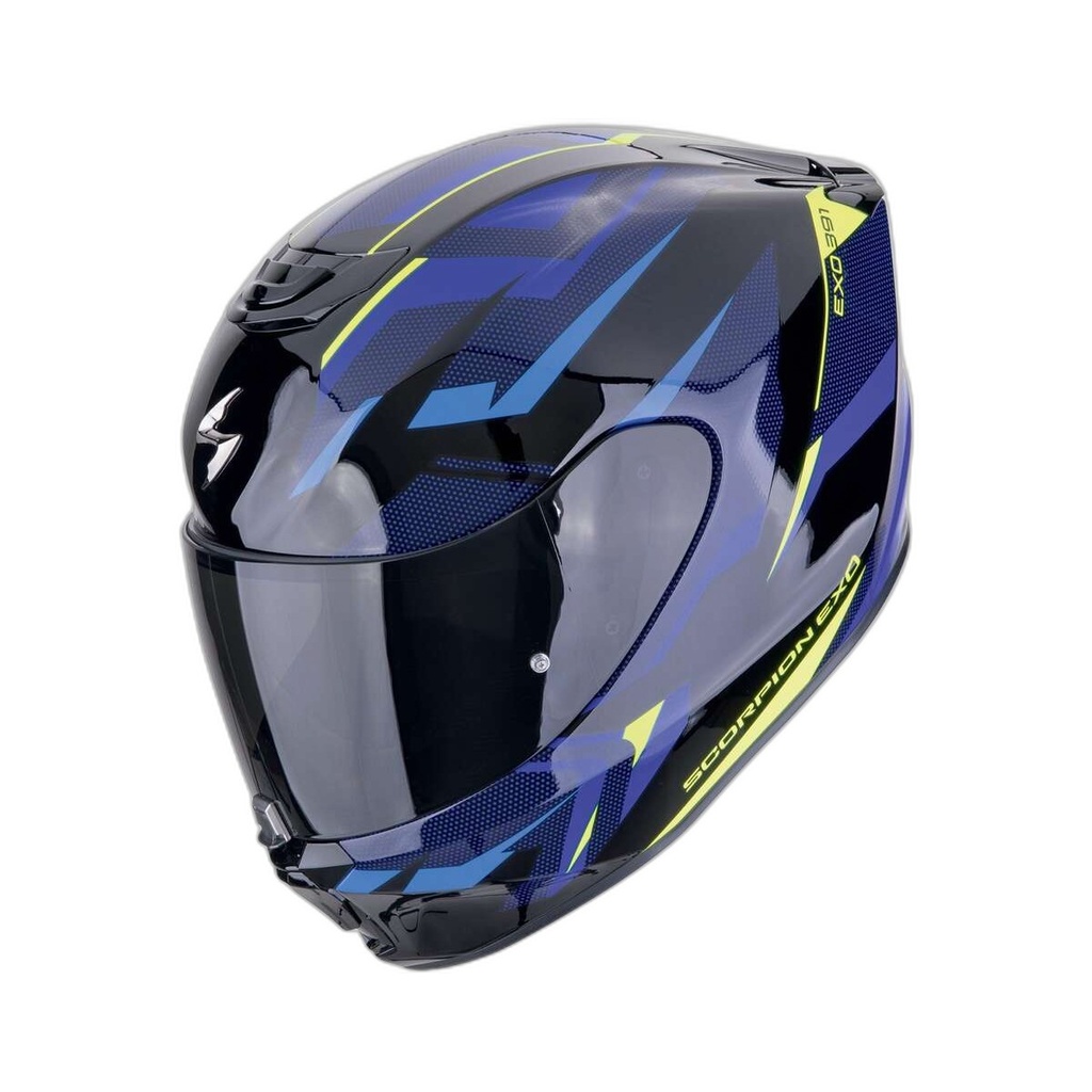 [139-474-66-02] Casco Scorpion Exo-391 Aaxo Negro-Azul (XS)