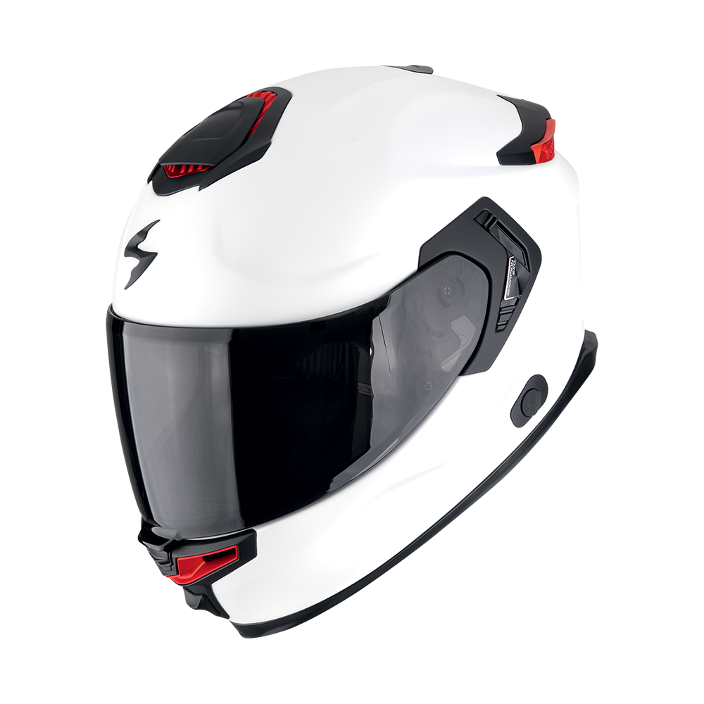 Casco Scorpion Exo-Gt Sp Air Liso Mate Perla Blanco
