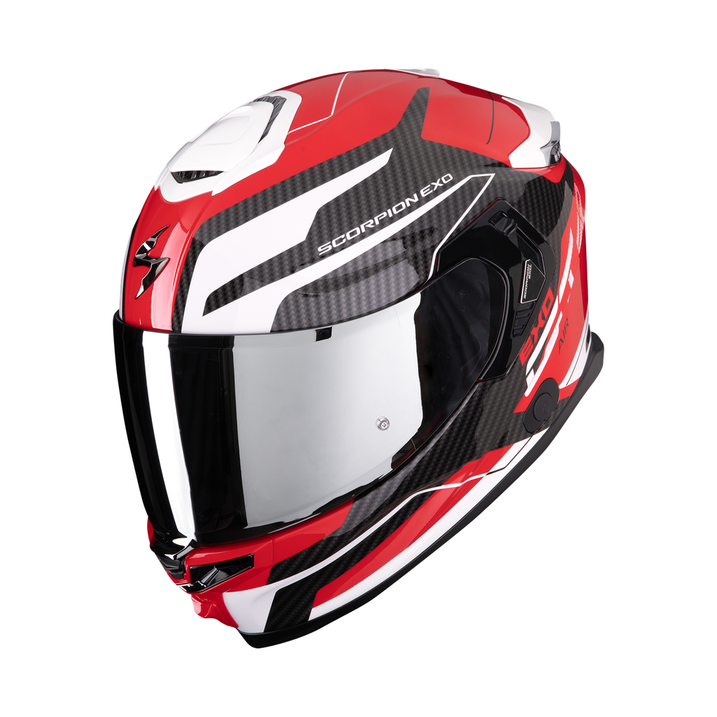 Casco Scorpion Exo-Gt Sp Air Flex Rojo Blanco