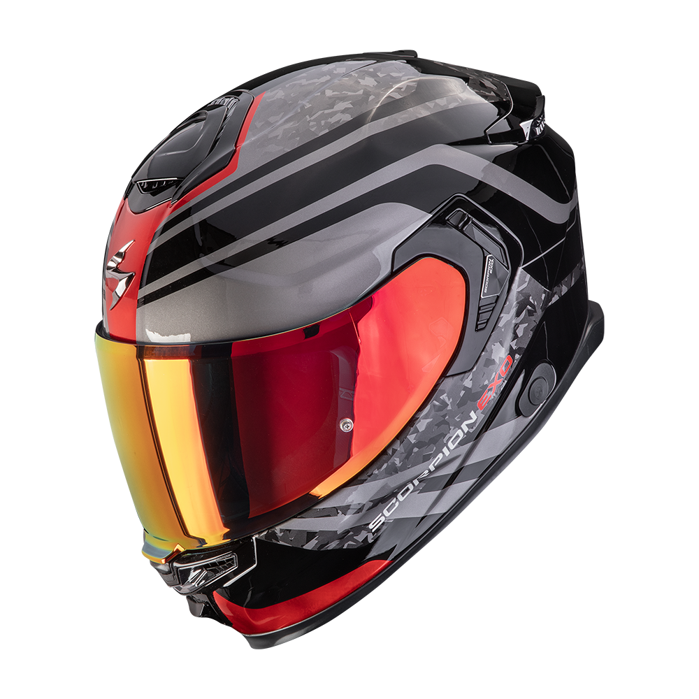 [150-533-24-02] Casco Scorpion Exo-Gt Sp Air Arten Negro Rojo (XS)