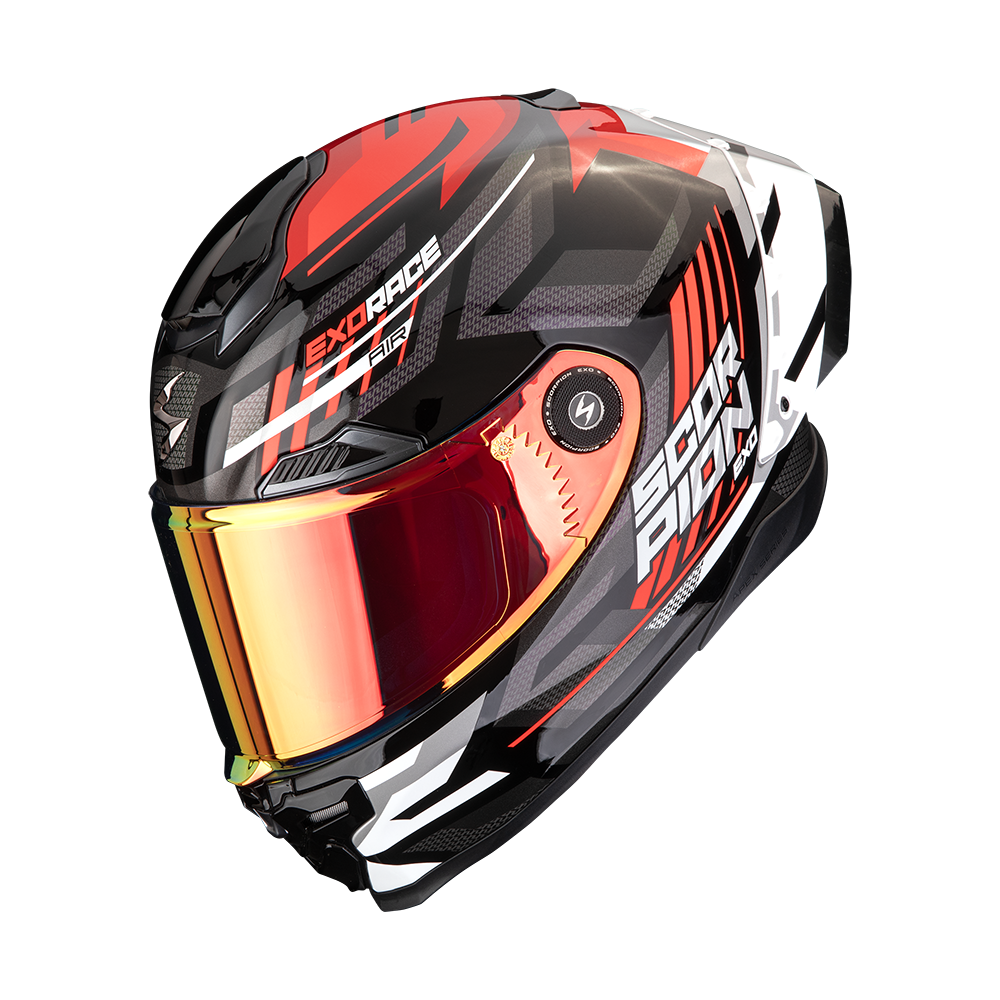 [161-513-24-02] Casco Scorpion Exo-Race Air Kobra Negro Rojo (XS)