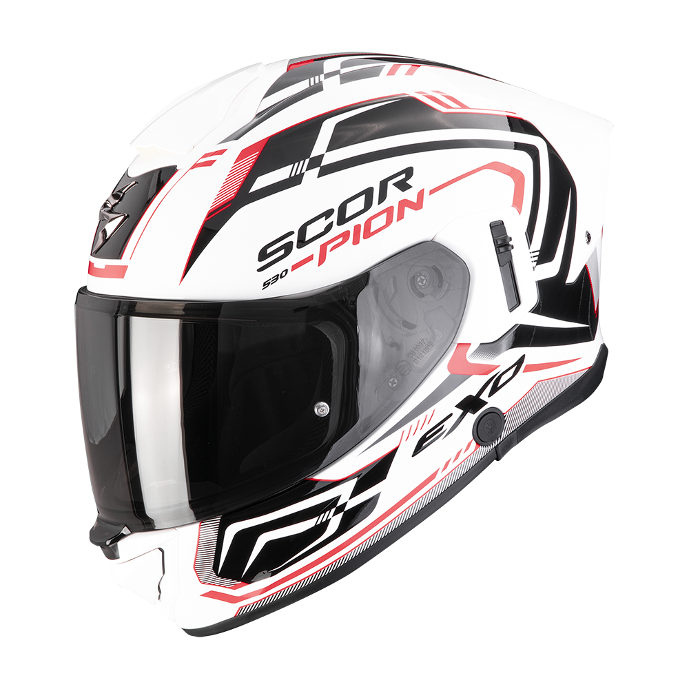 [173-530-164-02] Casco Scorpion Exo-530 Air Slope Blanco-Negro-Rojo (XS)