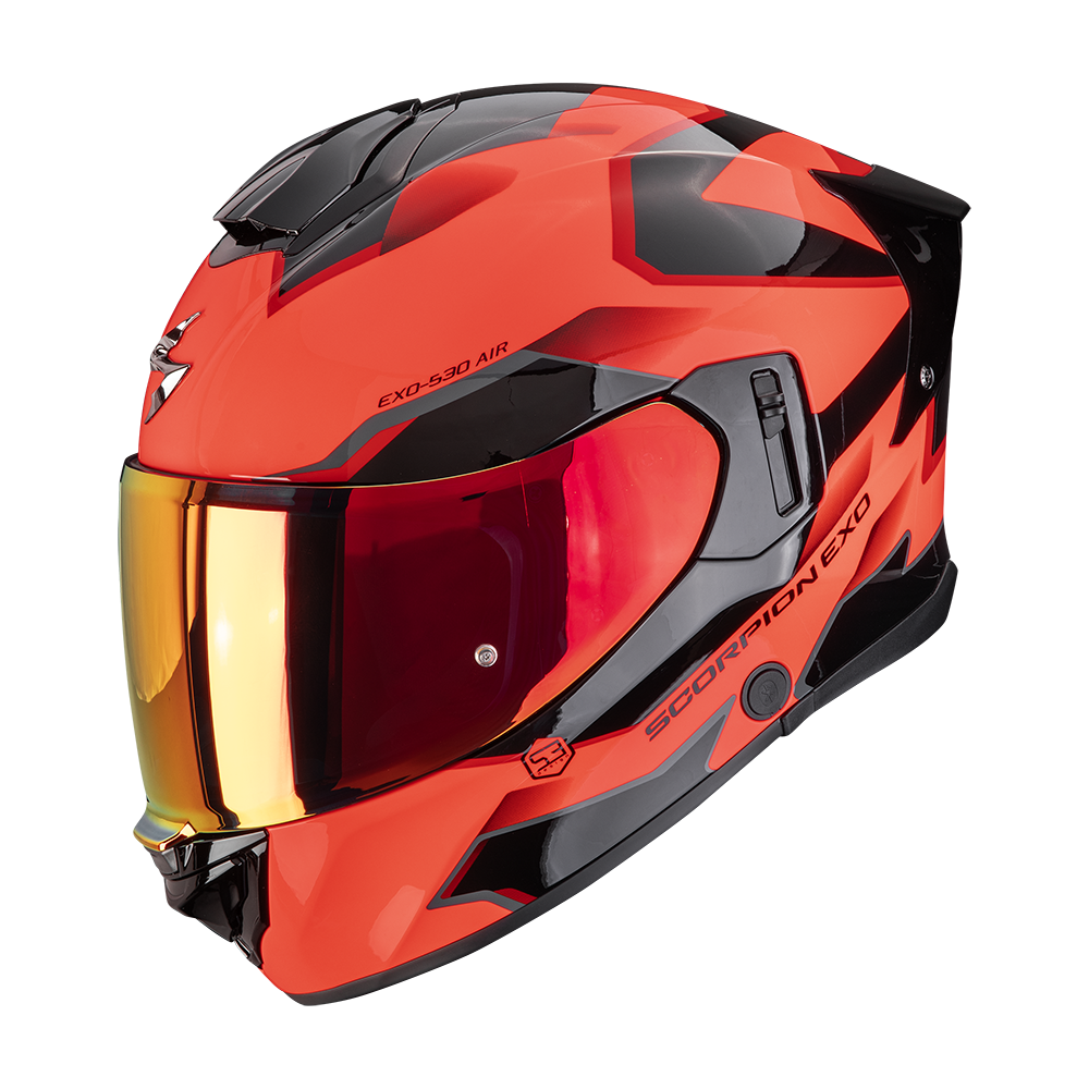 [173-531-384-02] Casco Scorpion Exo-530 Air Clip Rojo-Negro (XS)