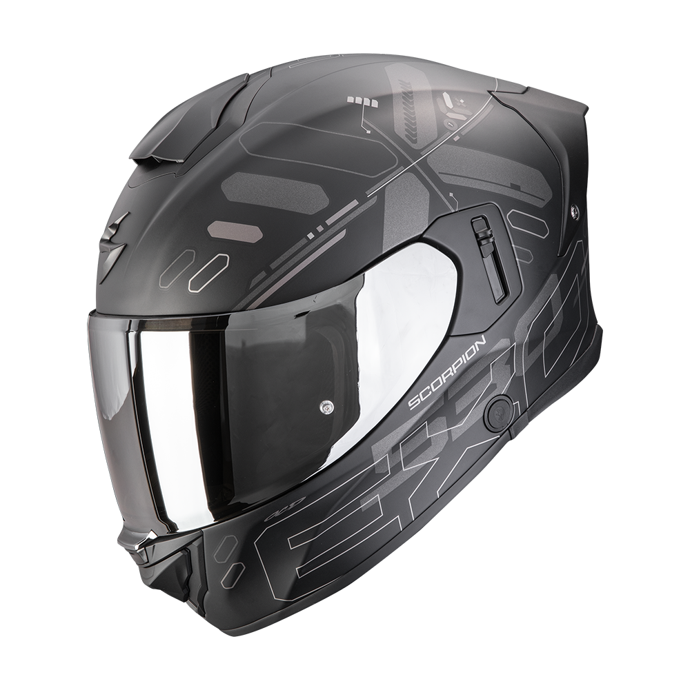 [173-532-159-02] Casco Scorpion Exo-530 Air Fond Mate Negro-Plata (XS)