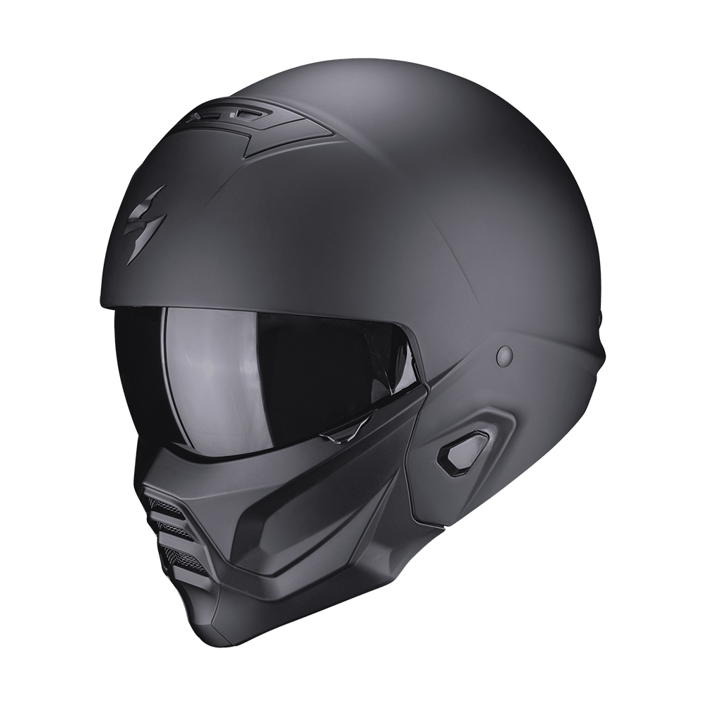 [182-100-10-02] Casco Scorpion Exo-Combat II Liso Mate Negro (XS)