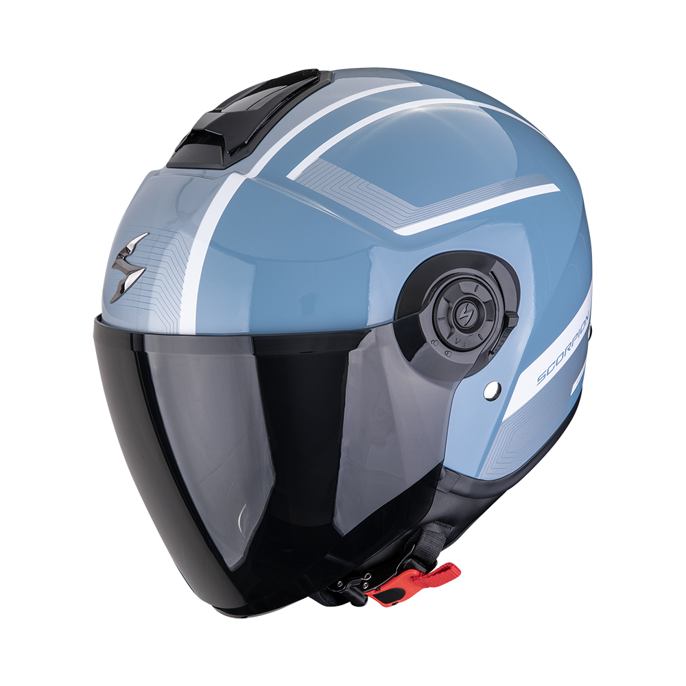 [183-542-104-02] Casco Scorpion Exo-City II Cosmos Azul-Plata (XS)