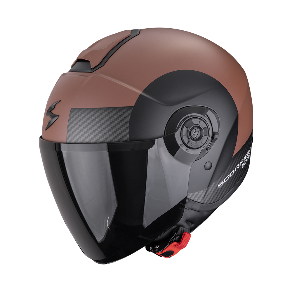 Casco Scorpion Exo-City II Sheer Marrón Mate-Negro