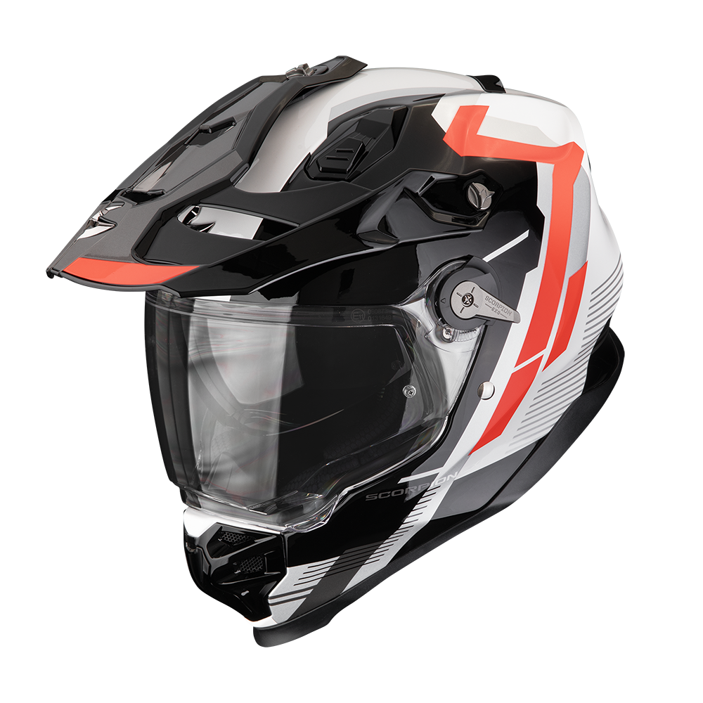 Casco Scorpion ADF-9000 Air Negro Rojo