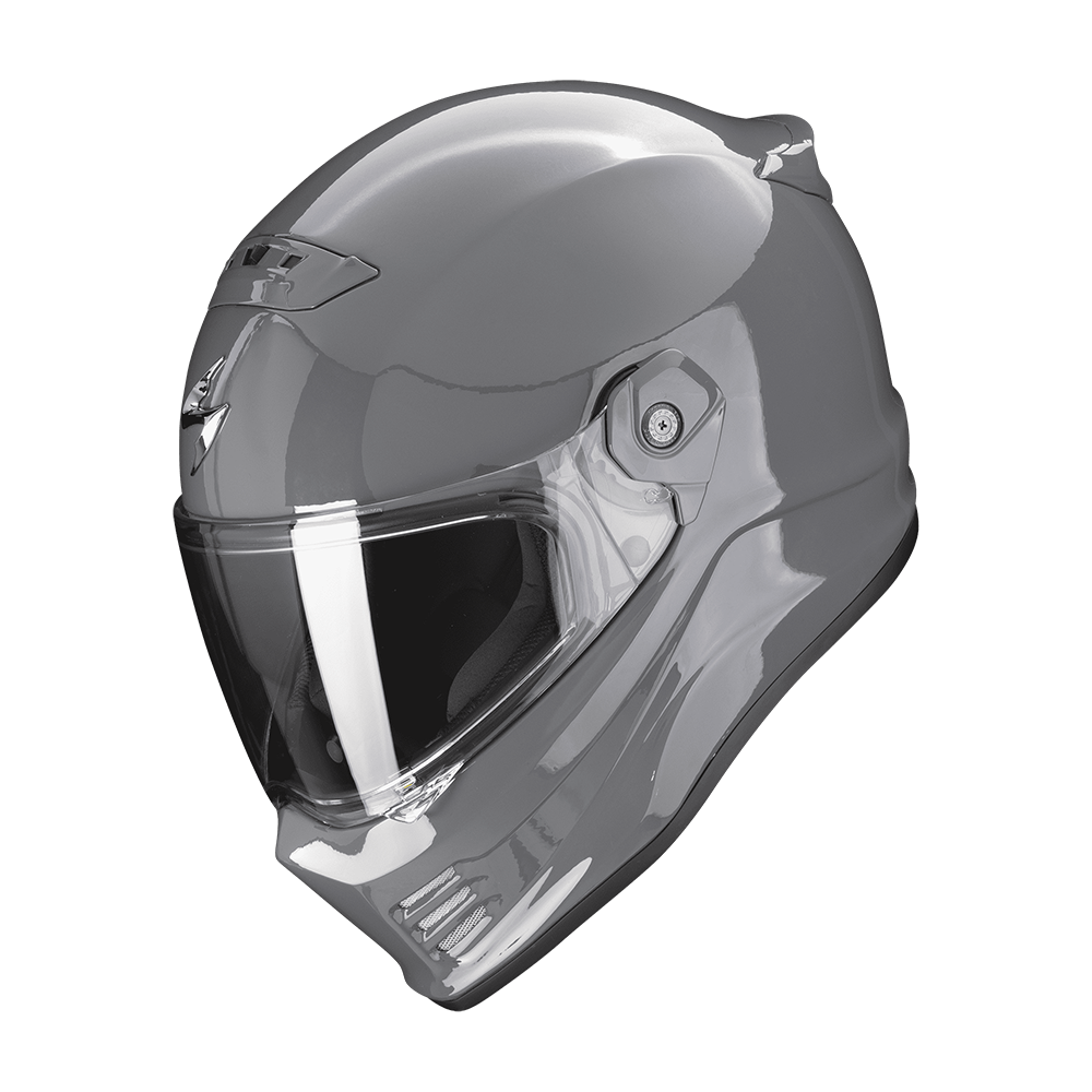 Casco Scorpion Covert Fx Liso Gris Cemento