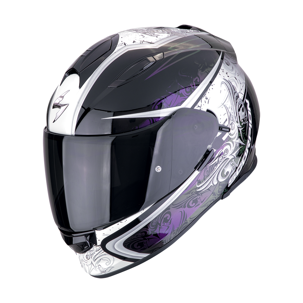 Casco Scorpion Exo-491 Run Negro Camaleón