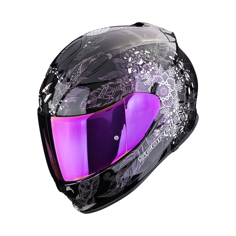 Casco Scorpion Exo-491 Dream Negro Camaleón