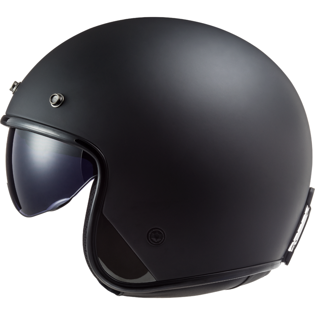 LS2 OF601 BOB II SOLID BLACK-06 Mate