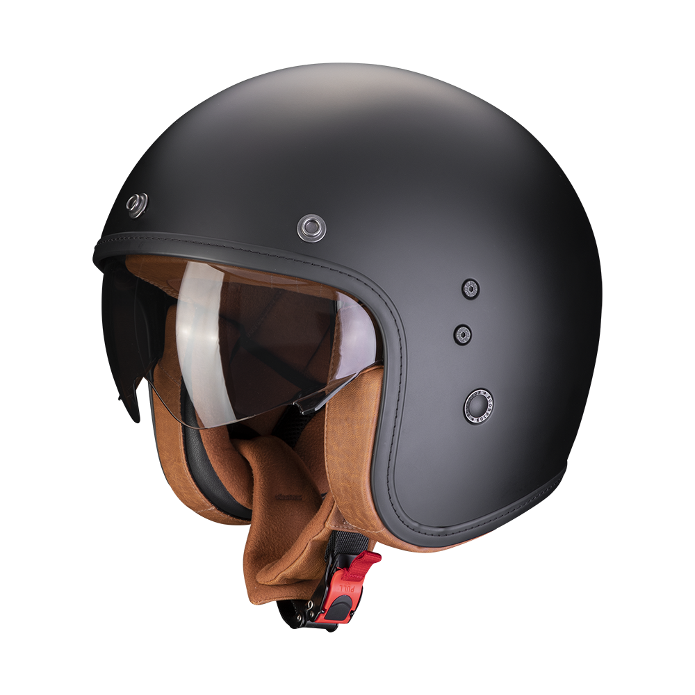 Casco Scorpion Belfast Evo Luxe Negro Mate