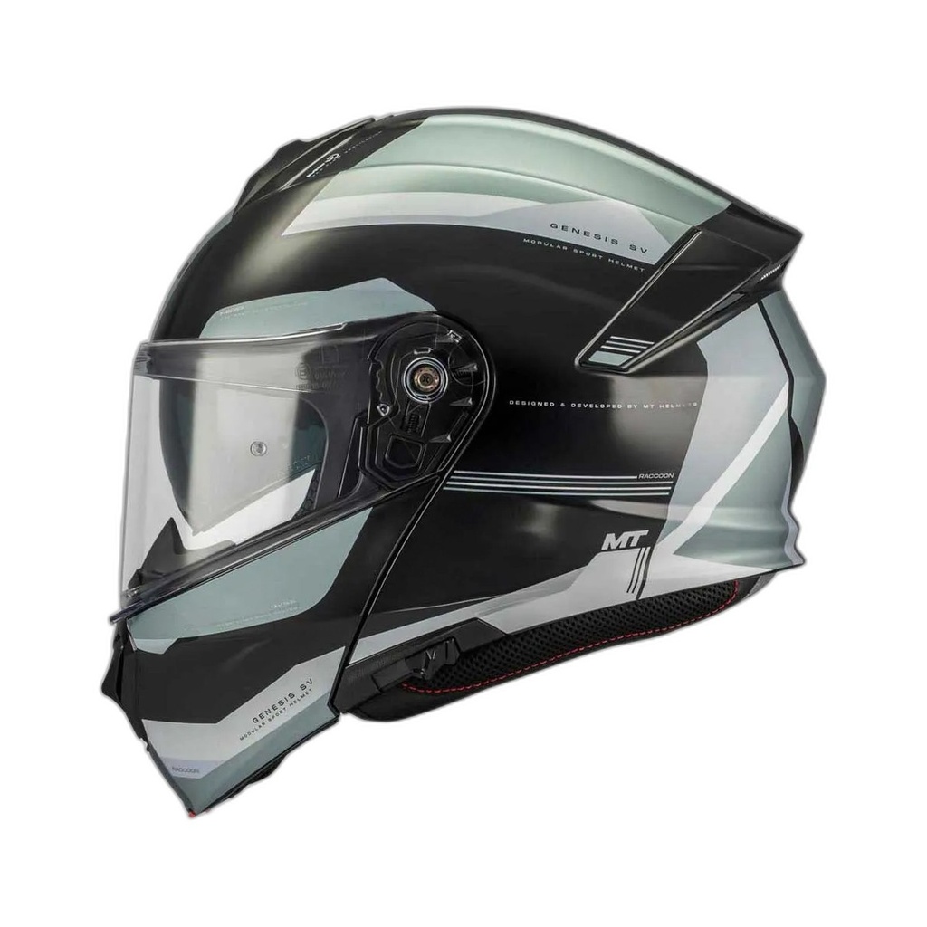Casco Modular MT FU935SV GENESIS SV PURE A1 BRILLO Negro