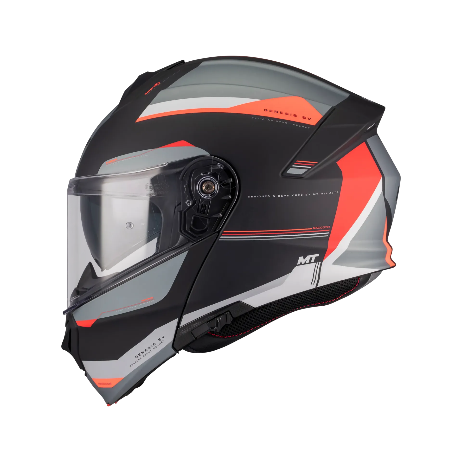 [1347C98B5203] Casco Modular MT FU935SV GENESIS SV RACCOON B5 MATE (XS)