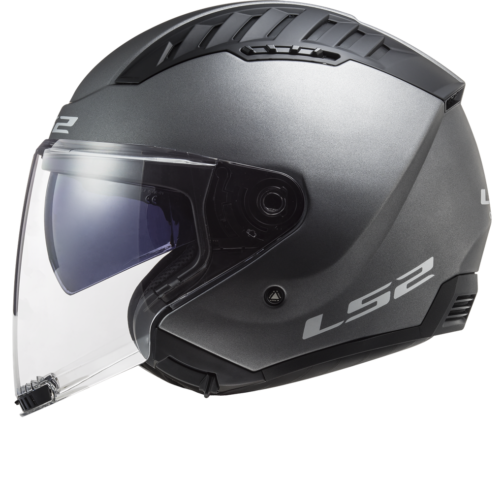 [366001007XS] LS2 OF600 COPTER II SOLID TITANIUM-06 Mate (XS)