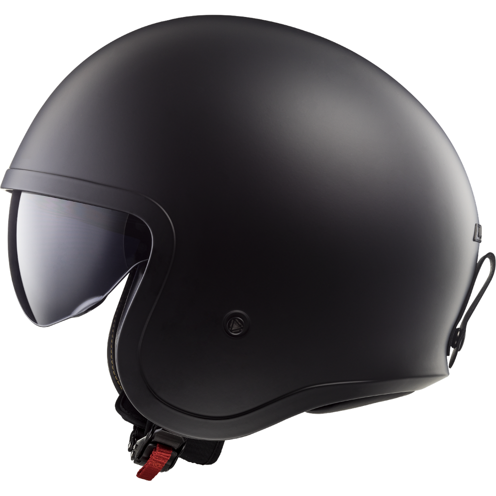 [365991011XS] LS2 OF599 SPITFIRE II SOLID BLACK-06 Mate (XS)