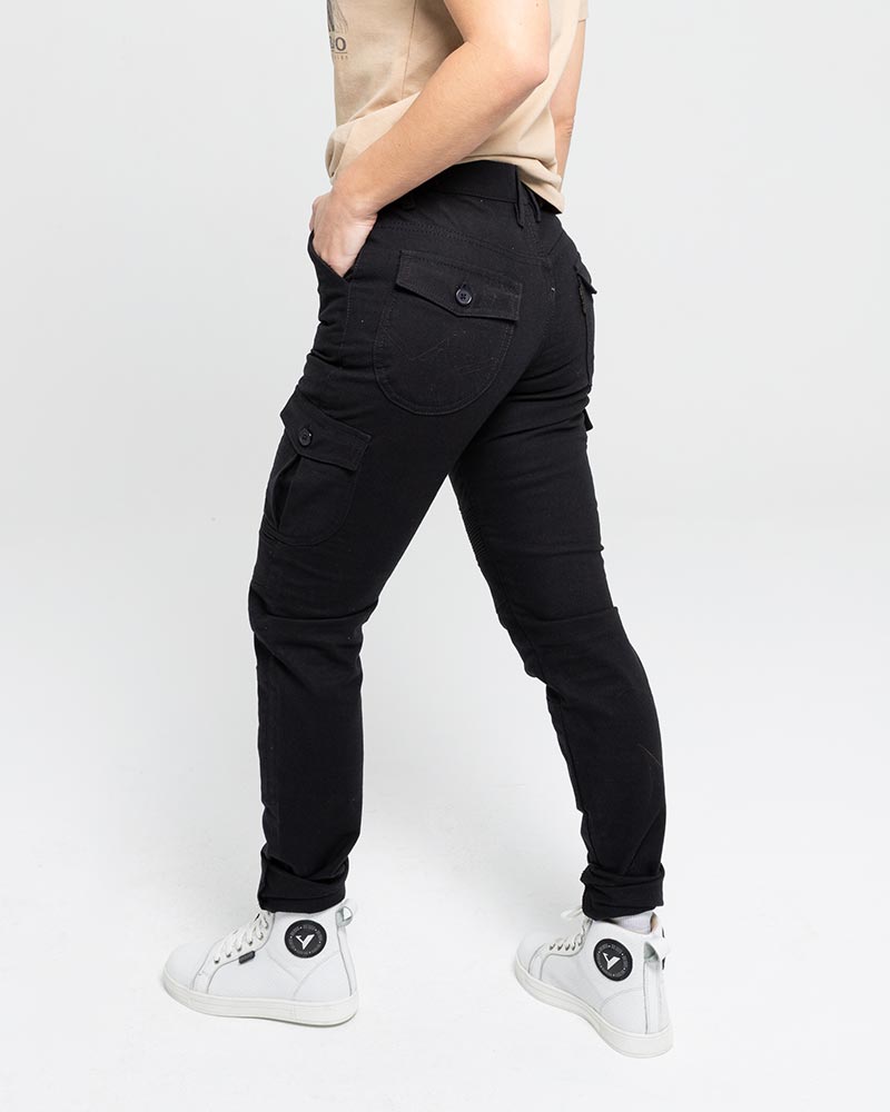 TROUSER MIXED SLIM III LADY BLACK