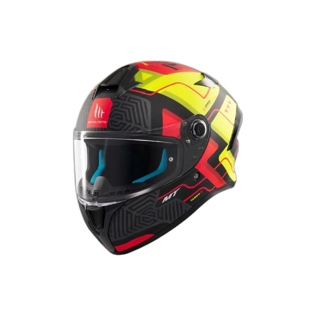 Casco Integral MT FF106B TARGO S PIQUERAS B5 BRILLO