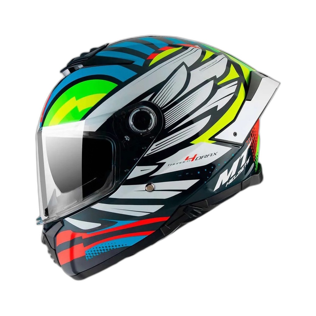 [13088742703] Casco Integral MT FF118SV THUNDER 4 SV ERGO C7 PERLA BRILLO Azul talla XS