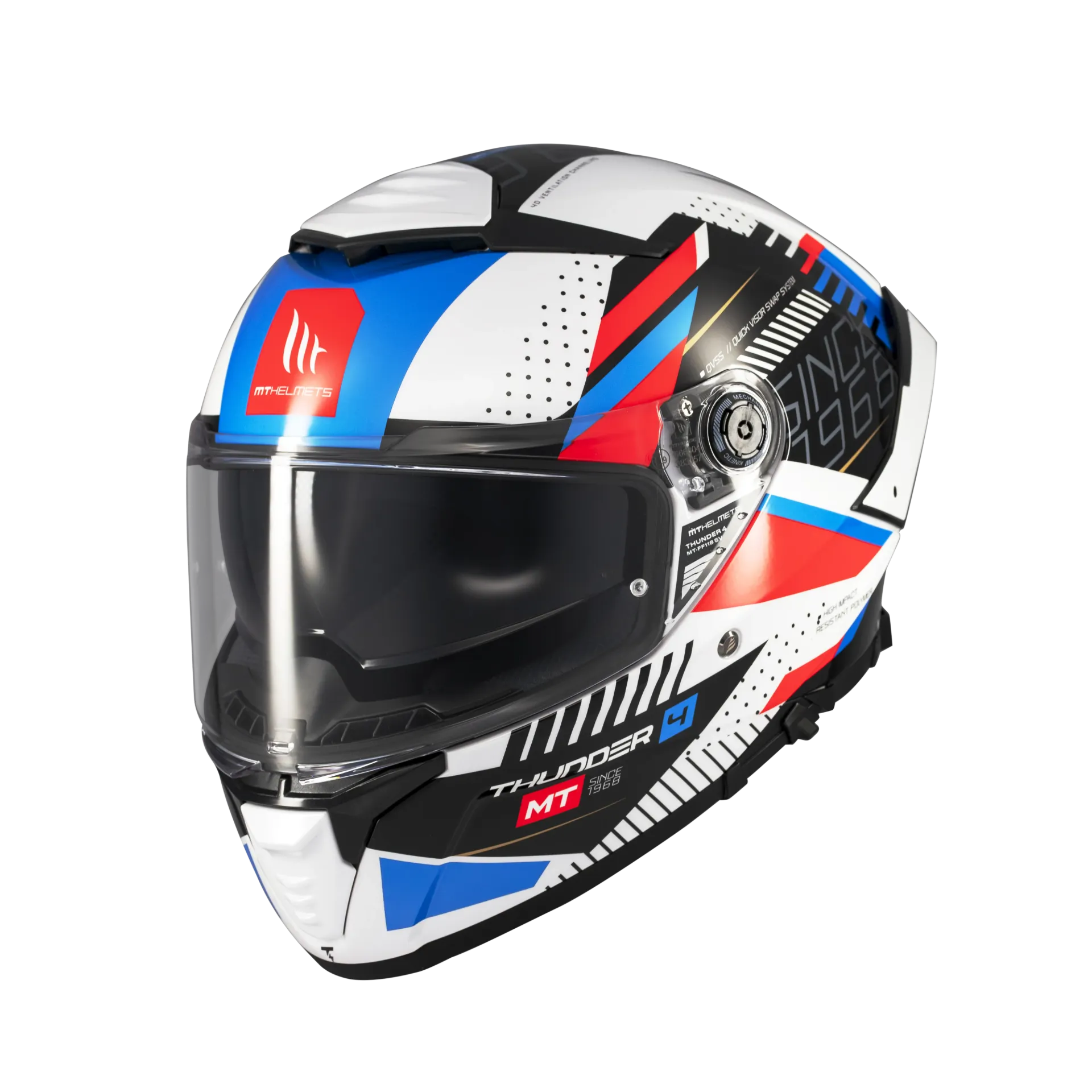 [1308C380715] Casco Integral MT FF118SV THUNDER 4 SV LUMINENCE A7 BRILLO (M)