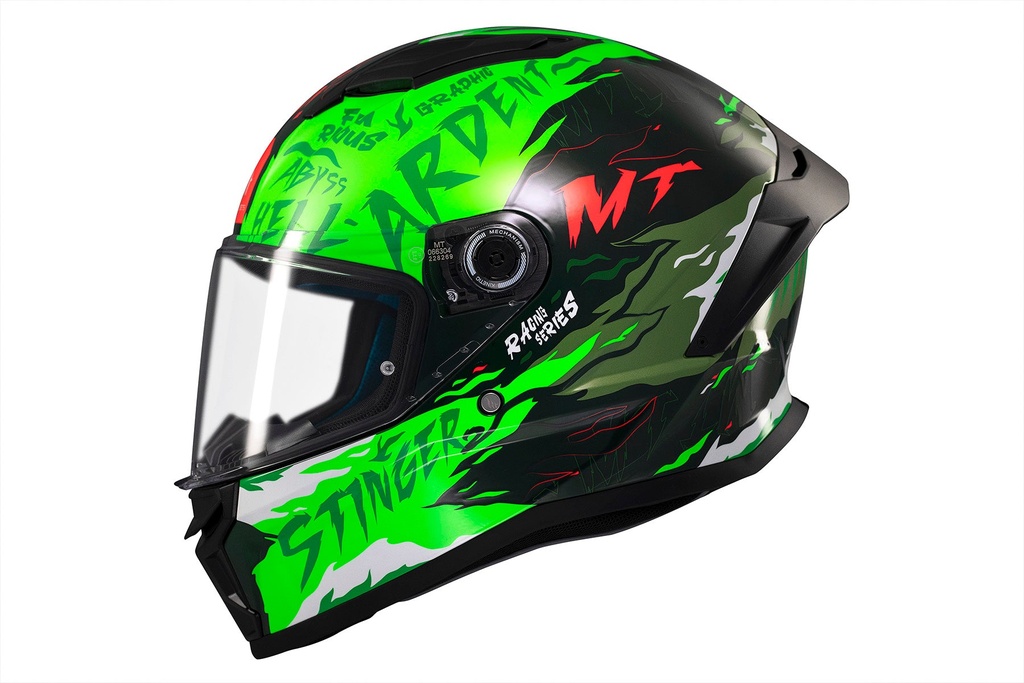 Casco Integral MT FF126 STINGER 2 ARDENT C6 BRILLO