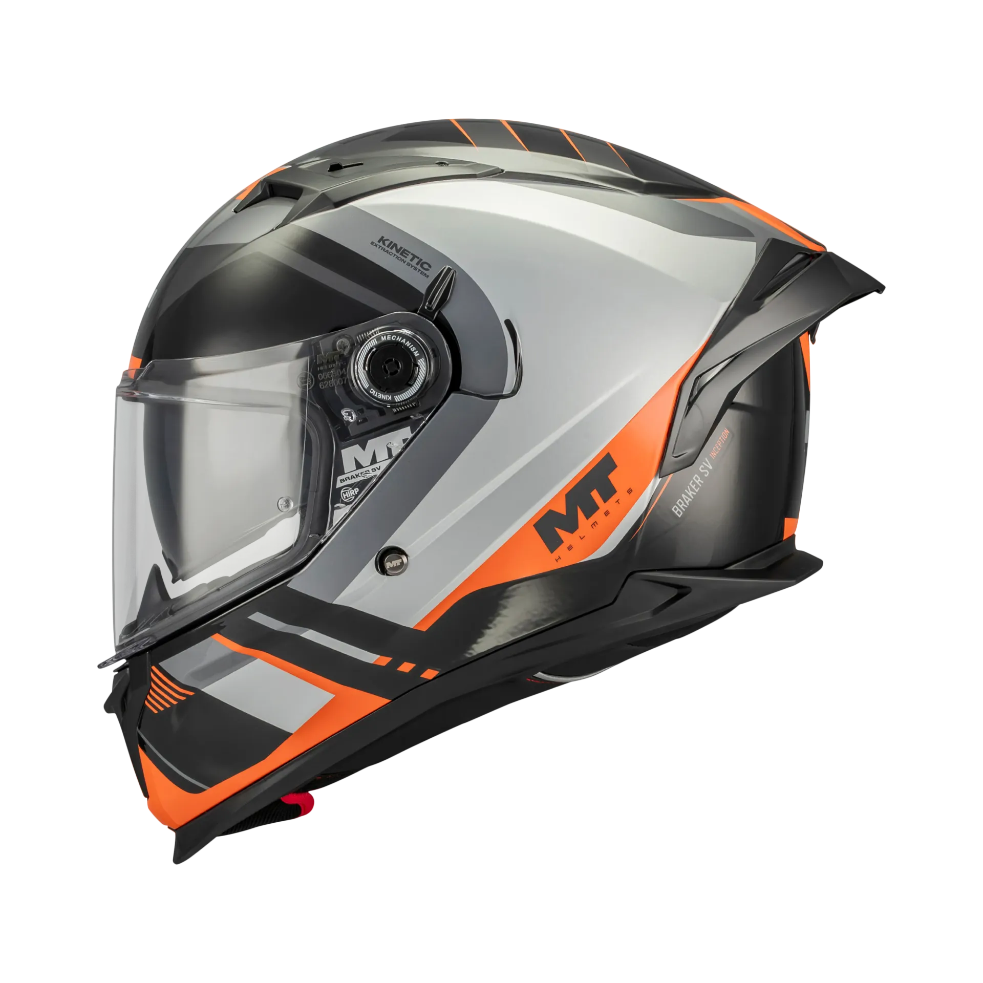 [1346D18B4103] Casco Integral MT FF128SV BRAKER SV INCEPTION B4 BRILLO (XS)