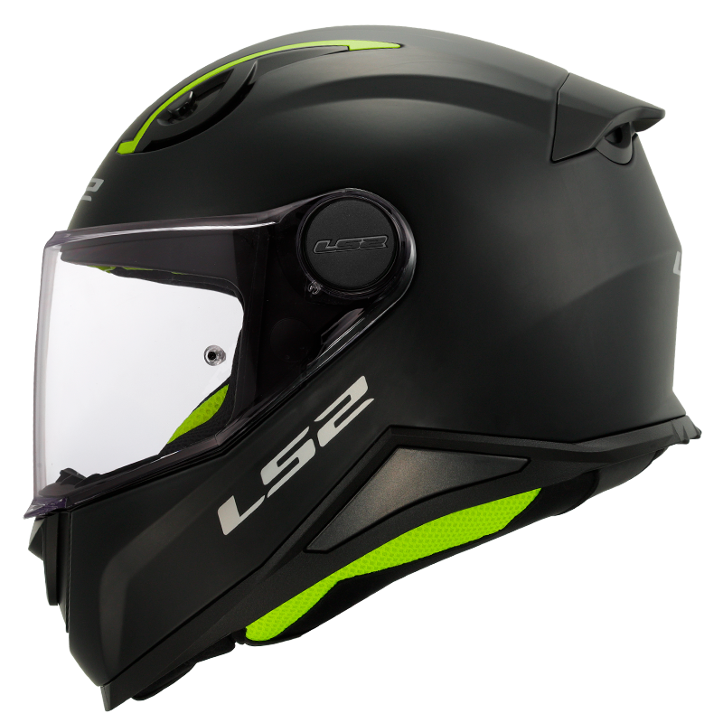 Casco Moto Integral LS2 FF812 Kid Sólido Mate Negro