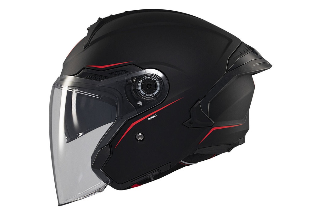 Casco Jet MT OF515SV COSMO SV SOLID A1 MATE Negro
