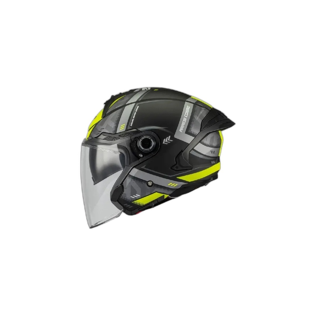 [13610000123] Casco Jet MT OF515SV COSMO SV SOLID A1 Mate Negro (XS)