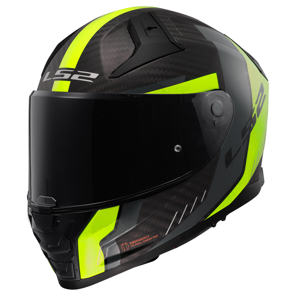 [168115354XXS] Casco Moto Integral LS2 FF811 Vector II C Grid Mate Amarillo (XXS)