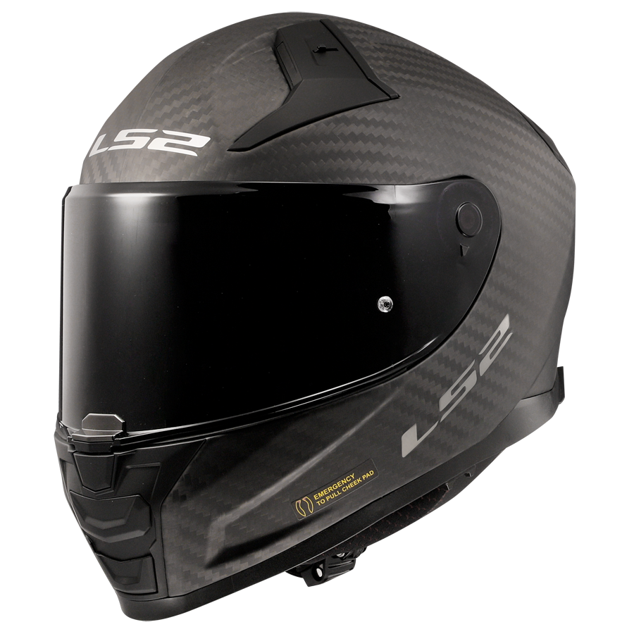 [168115098XXS] Casco Moto Integral LS2 FF811 Vector II Mate Carbono (XXS)