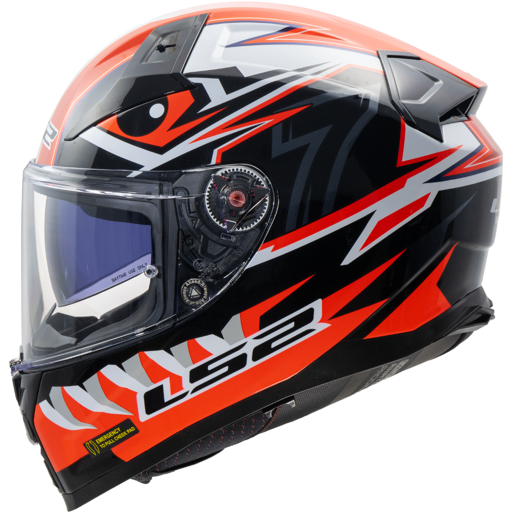 [168113132XXS] LS2 FF811 VECTOR II BUNTRI BLACK RED-06 (XXS)