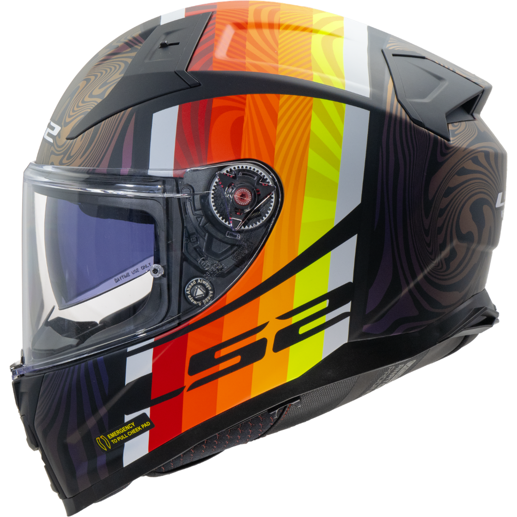 Casco Moto Integral LS2 FF811 Vector II Freedom Negro Chameleon
