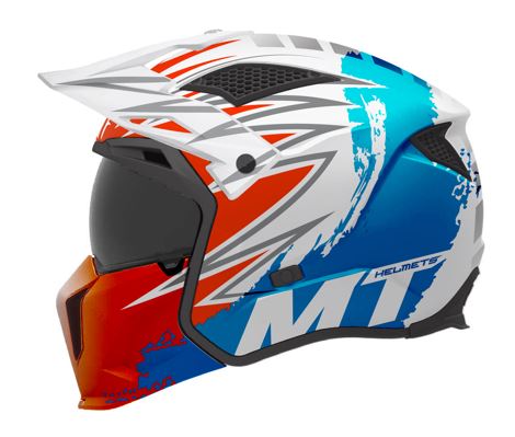 [1327C55A713] Casco Modular MT TR902B SV STREETFIGHTER SV S TACKLE A7 BRILLO (XS)